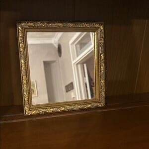 Gold Ornate Framed Mirror